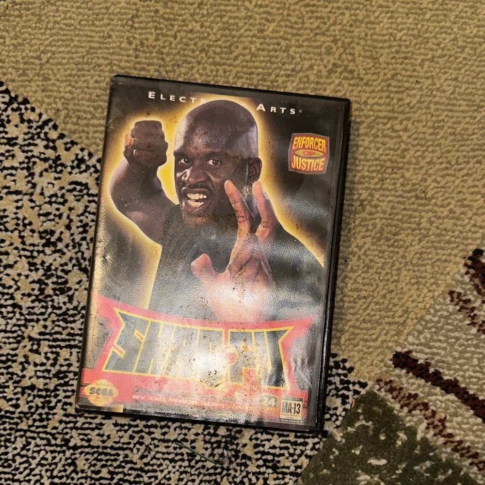 Shaq Fu Video Game by - Black